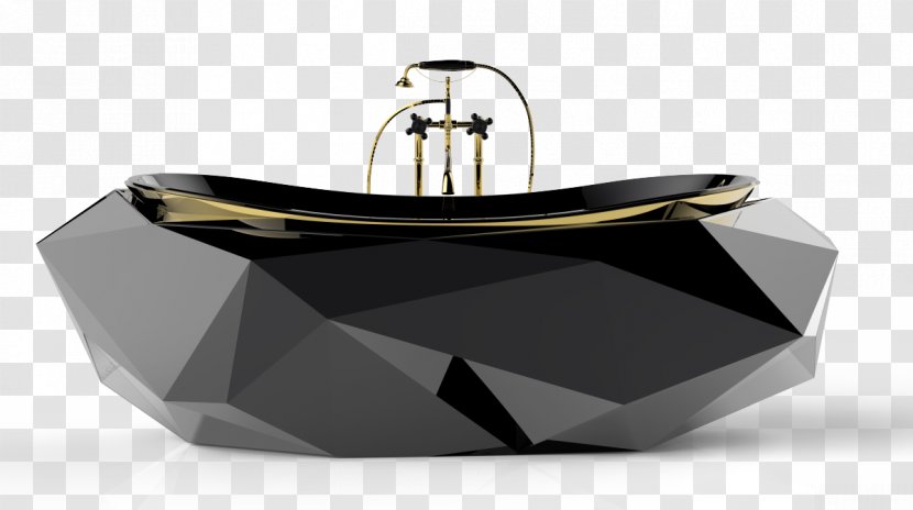 Bathtub Bathroom Tile House Diamond - Interior Design Services Transparent PNG