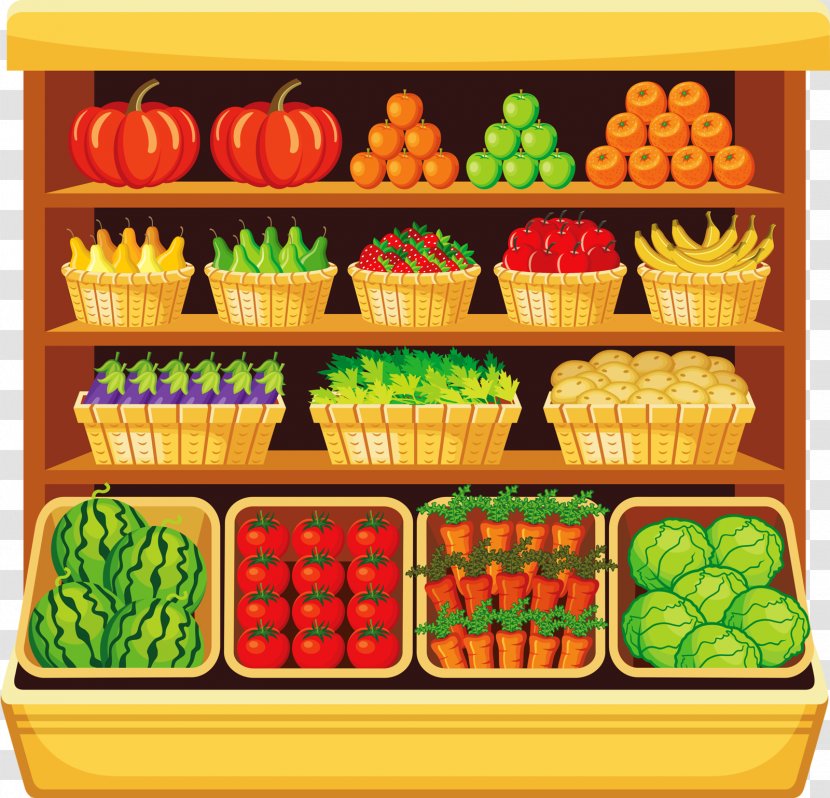 Vector Graphics Clip Art Grocery Store Illustration Supermarket - Fruit - Fruteria Transparent PNG