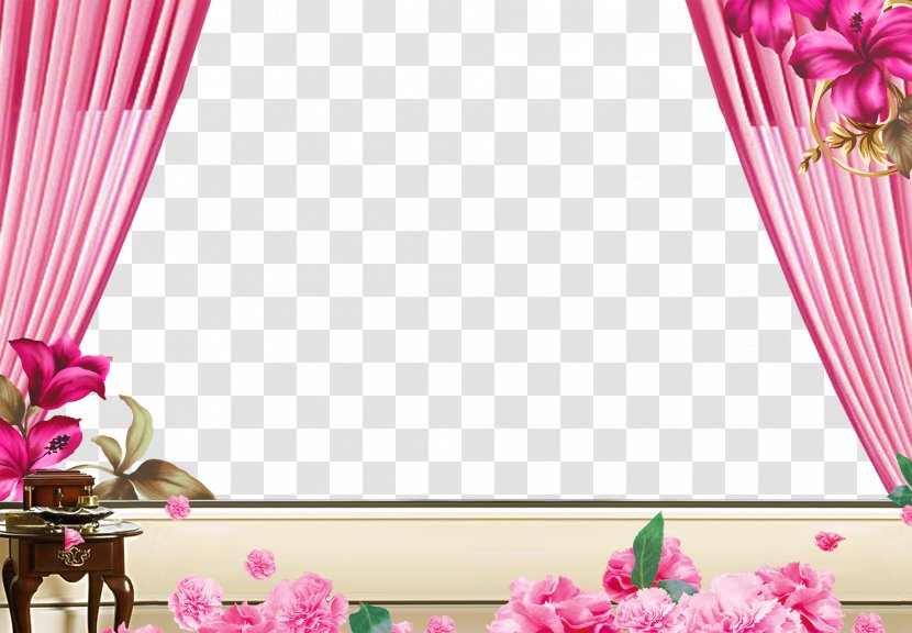 Cosmetics Poster Cosmetology Advertising - Magenta - Flowers Creative Stage Transparent PNG
