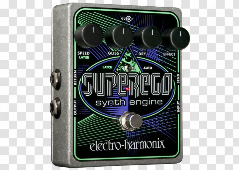 Electro-Harmonix Superego Synth Engine Effects Processors & Pedals Sound Synthesizers Guitar Synthesizer - Frame - Trombone Transparent PNG