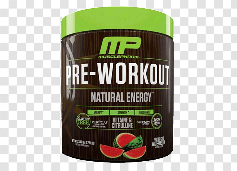 Muscle Pharm Natural Pre Workout Fresh Cut Watermelon MusclePharm Assault Pre-Workout Energy Corp - Brand - Bodybuilders Transparent PNG