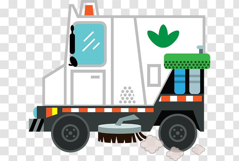 Street Sweeper Motor Vehicle Car Transparent PNG