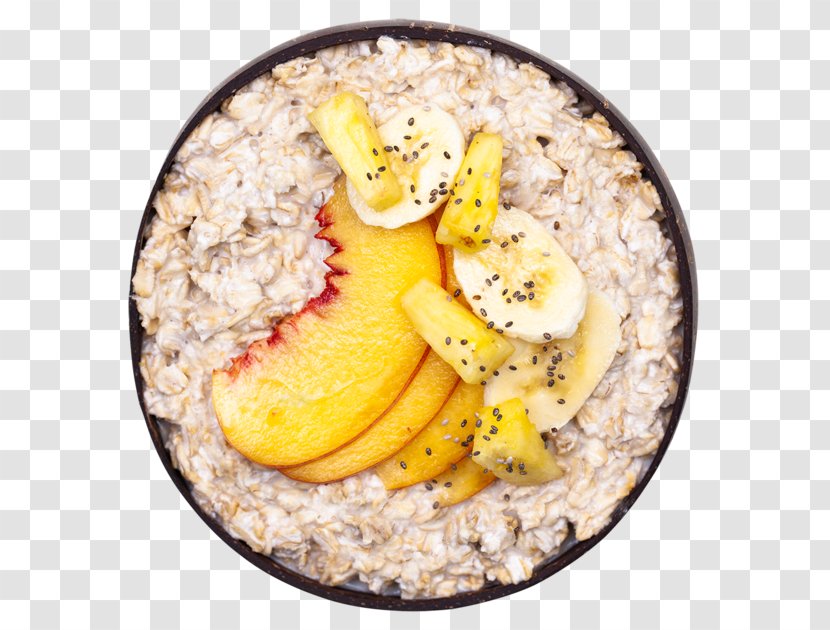 Vegetarian Cuisine Oat Smoothie Ingredient Dish - Cream - Bulk Overnight Oats Recipes Transparent PNG