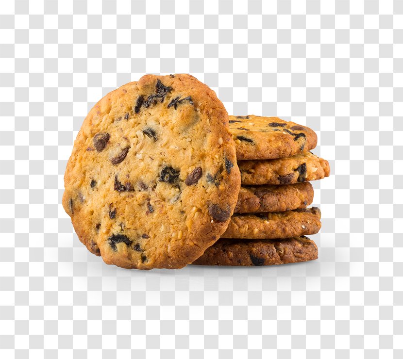 Chocolate Chip Cookie Oatmeal Raisin Cookies Biscuits - Biscuit - Linseed Transparent PNG