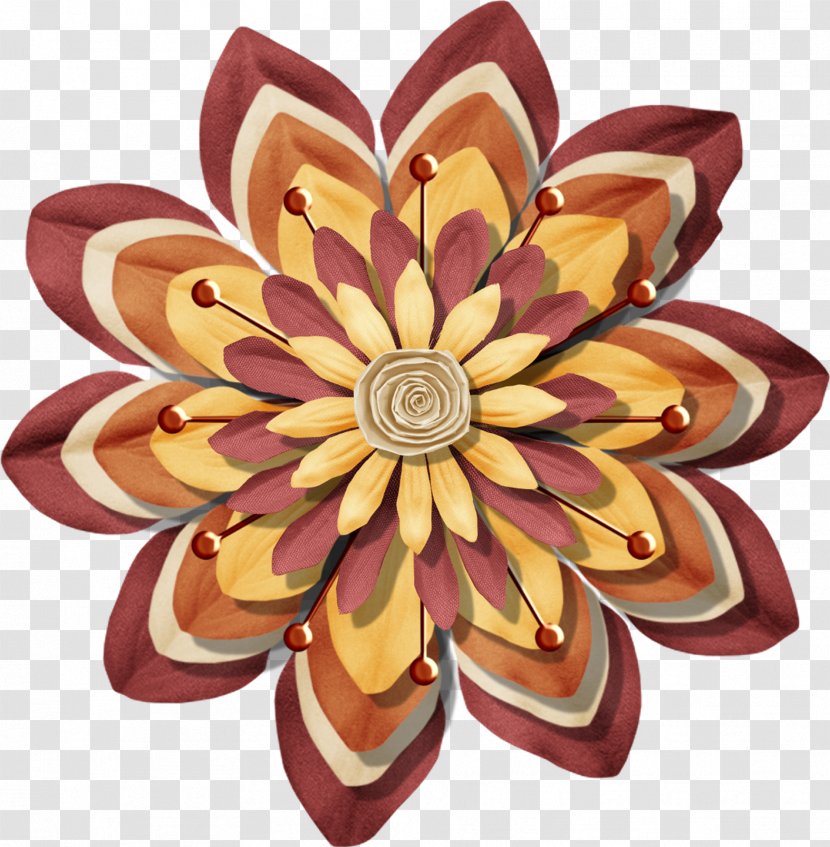 Paper Digital Scrapbooking Flower Clip Art Transparent PNG