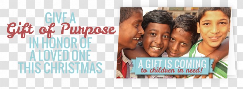 Gift Christmas Child Email Lifesong For Orphans - Text Transparent PNG