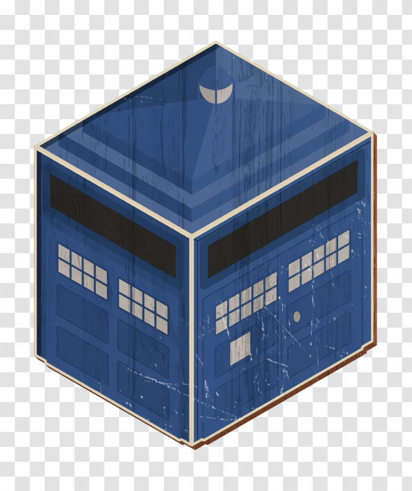 Blue Icon Box Icon Cabin Icon Transparent PNG