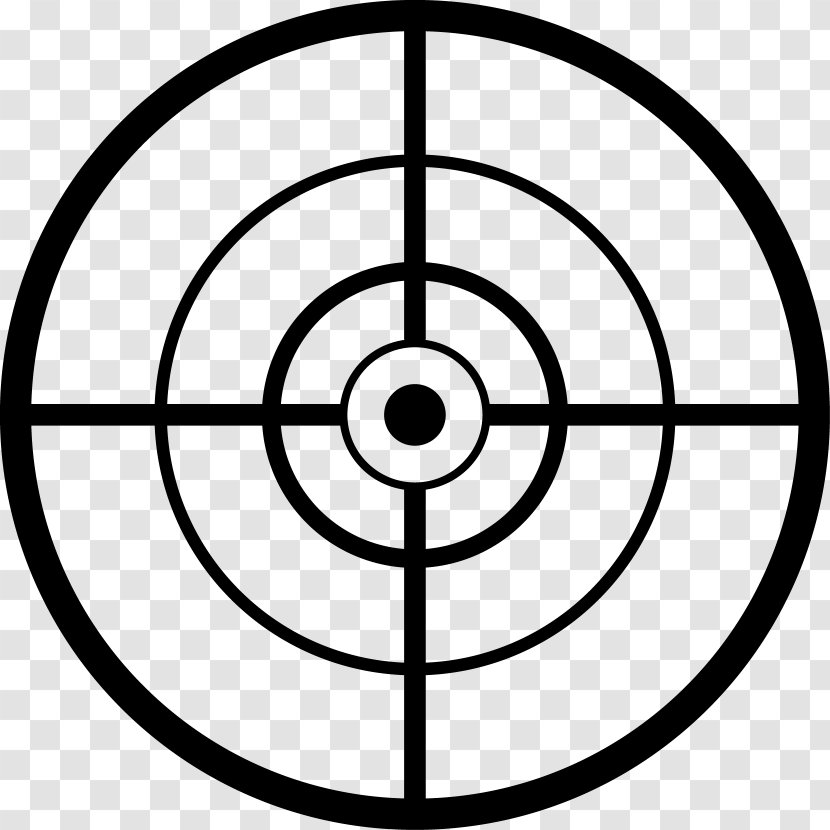 Boat Steering Wheel Icon - Line Art - CSM40 Aiming Circle Sight Picture Transparent PNG