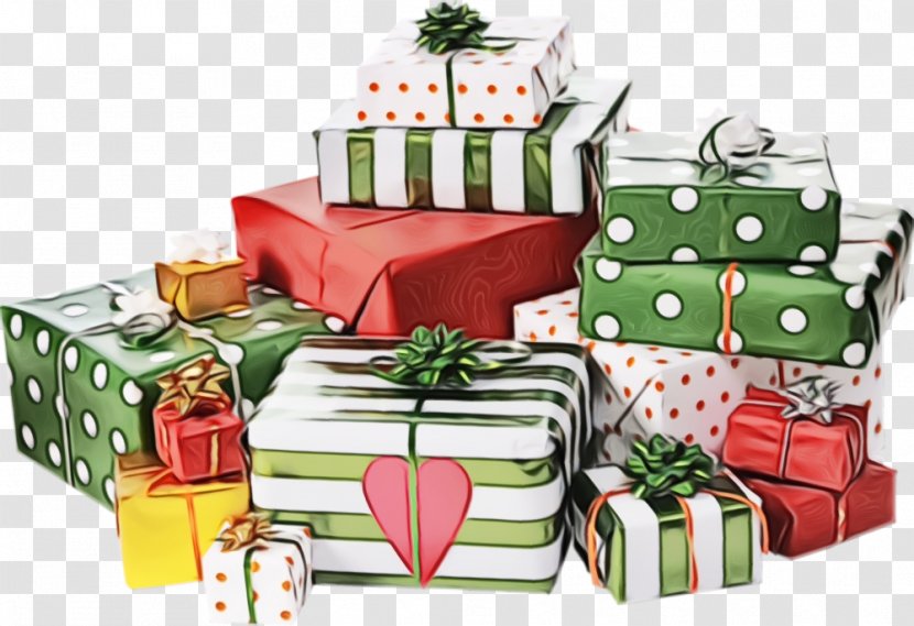 Present Gift Wrapping Christmas Eve - Decoration Transparent PNG