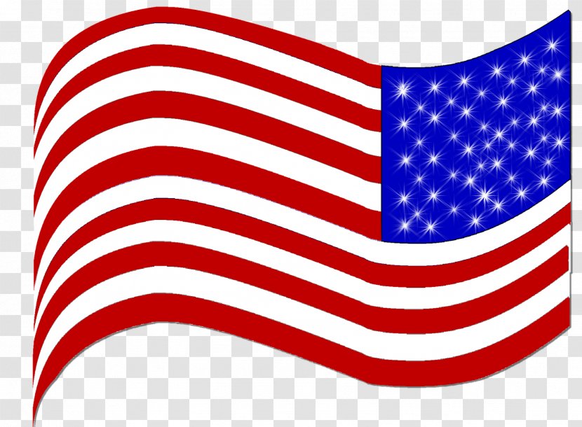 Flag Of The United States Line 03120 - Point - American Transparent PNG