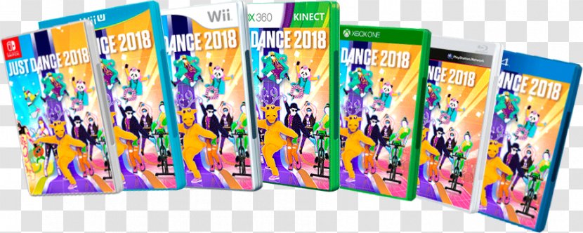 Just Dance 2018 3 Wii Xbox 360 - Playstation 4 Transparent PNG
