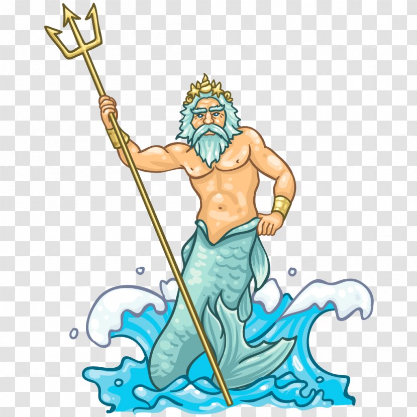 Poseidon Hera Hades Greek Sea Gods Clip Art - Muscle - Goddess Transparent PNG