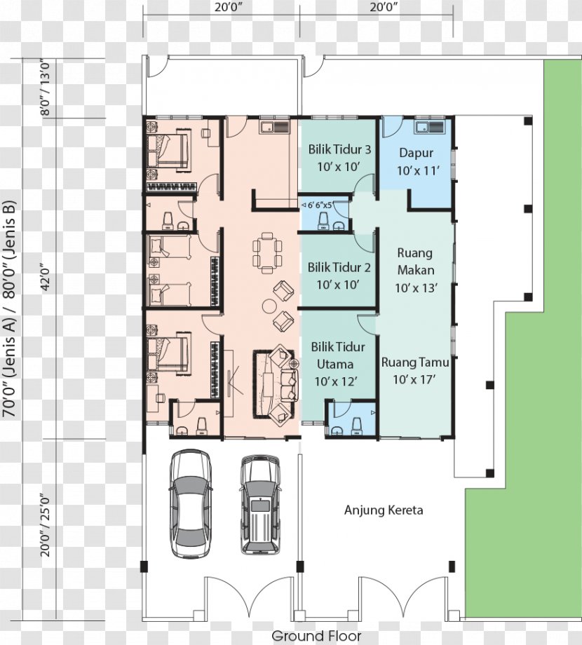 Floor Plan House Storey - Diagram Transparent PNG