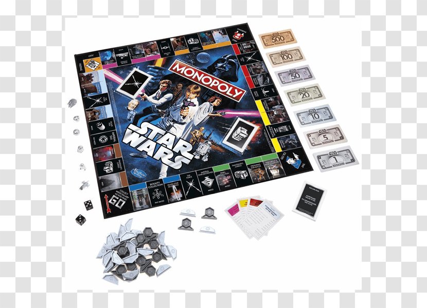 Star Wars: Monopoly Wars Hasbro - Games - Board Transparent PNG