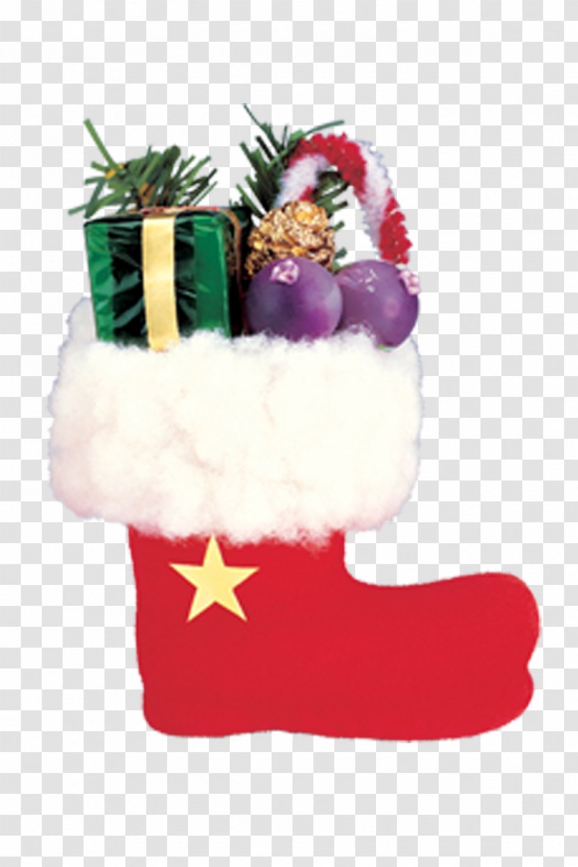 The Christmas Shoes Santa Claus Boot - Eve - Cutout Boots Free HD Clips Transparent PNG