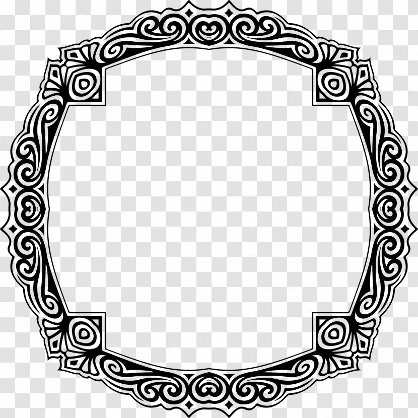 Line Art Picture Frames Clip - Ornate Transparent PNG