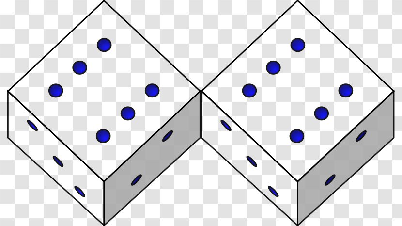 Dice Game Line Point Angle - Double Sided Opening Transparent PNG