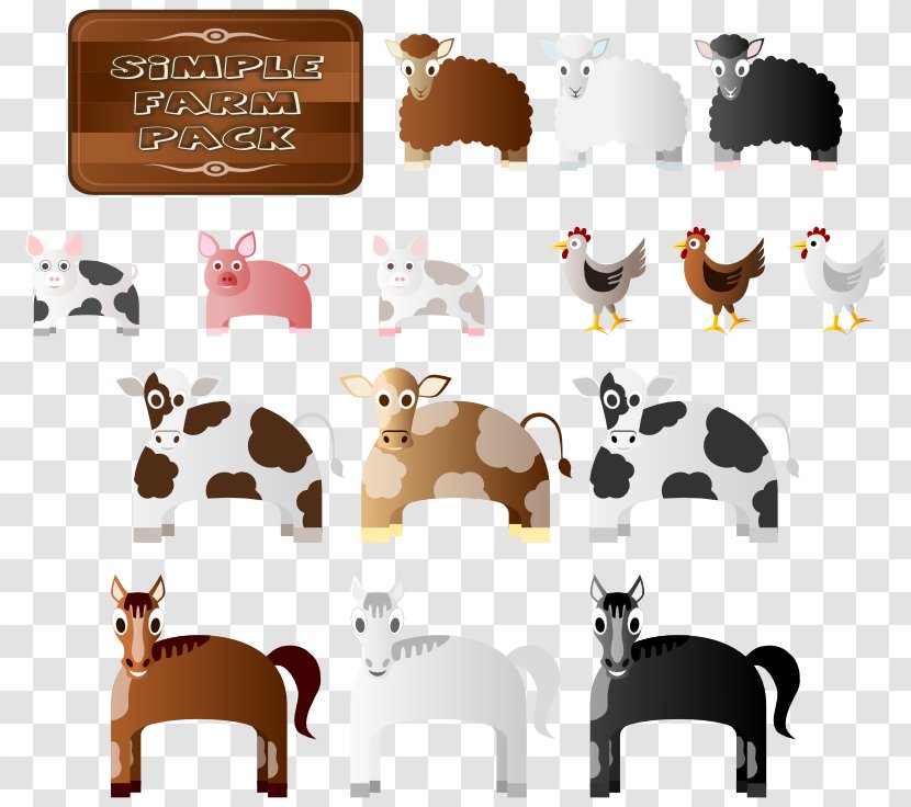 Angus Cattle Beef Sheep T-shirt Goat - Farm Animals Pictures Transparent PNG