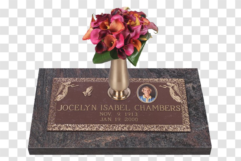 Headstone Grave Floral Design Funeral Burial - Memorialization - Custom Markers Transparent PNG