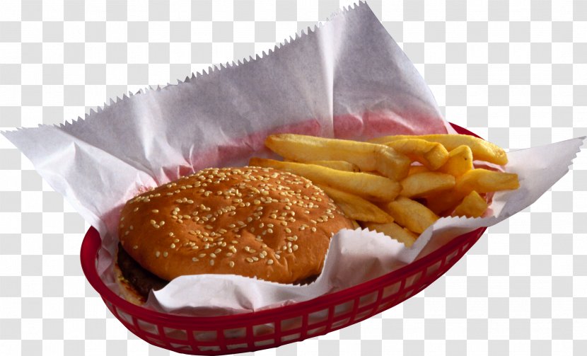 French Fries Hamburger Fast Food Hot Dog Butterbrot - Breakfast Transparent PNG