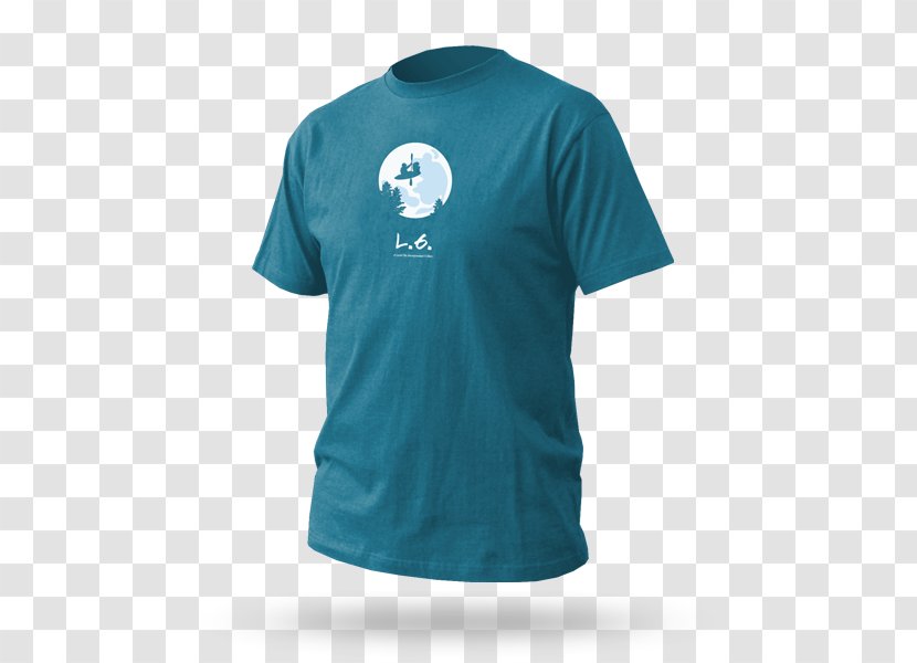 T-shirt Logo Sleeve Font - Turquoise Transparent PNG