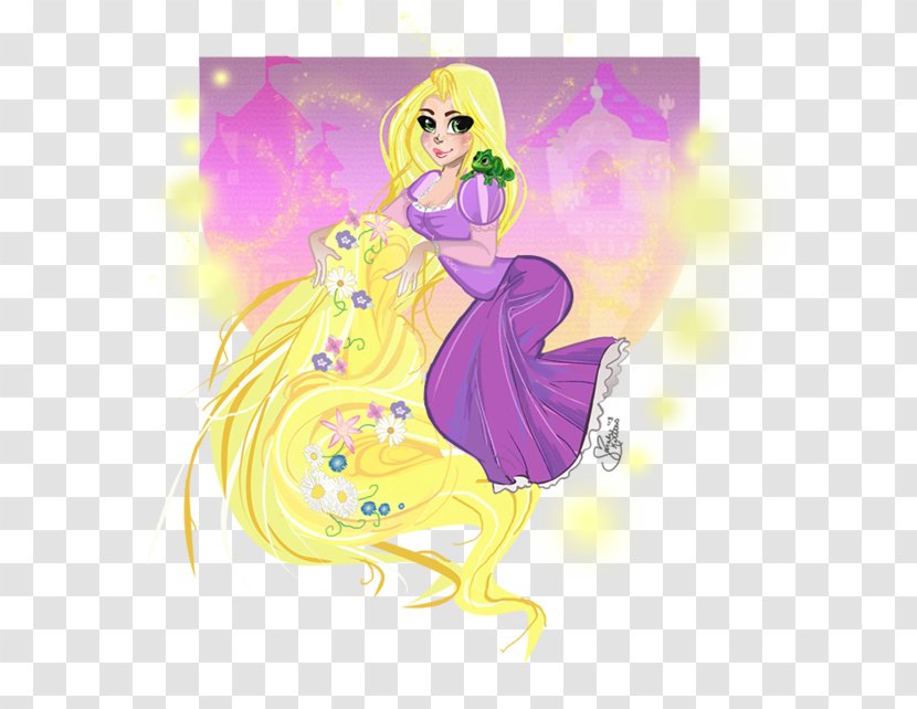 Rapunzel Kingdom Dance Tangled Art - Watercolor - Lantern Transparent PNG