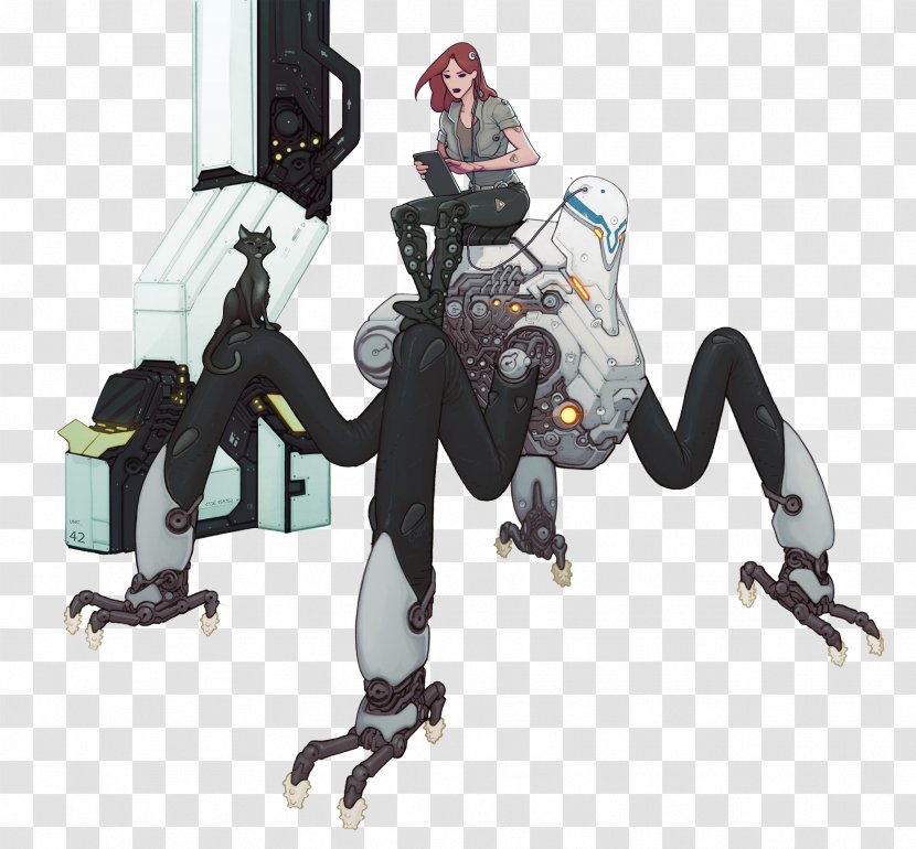 DeviantArt Robot Cliff Cat! Battle Droid - Deviantart - Robotics Transparent PNG