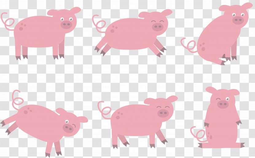 Domestic Pig Clip Art - Snout - Pink Transparent PNG