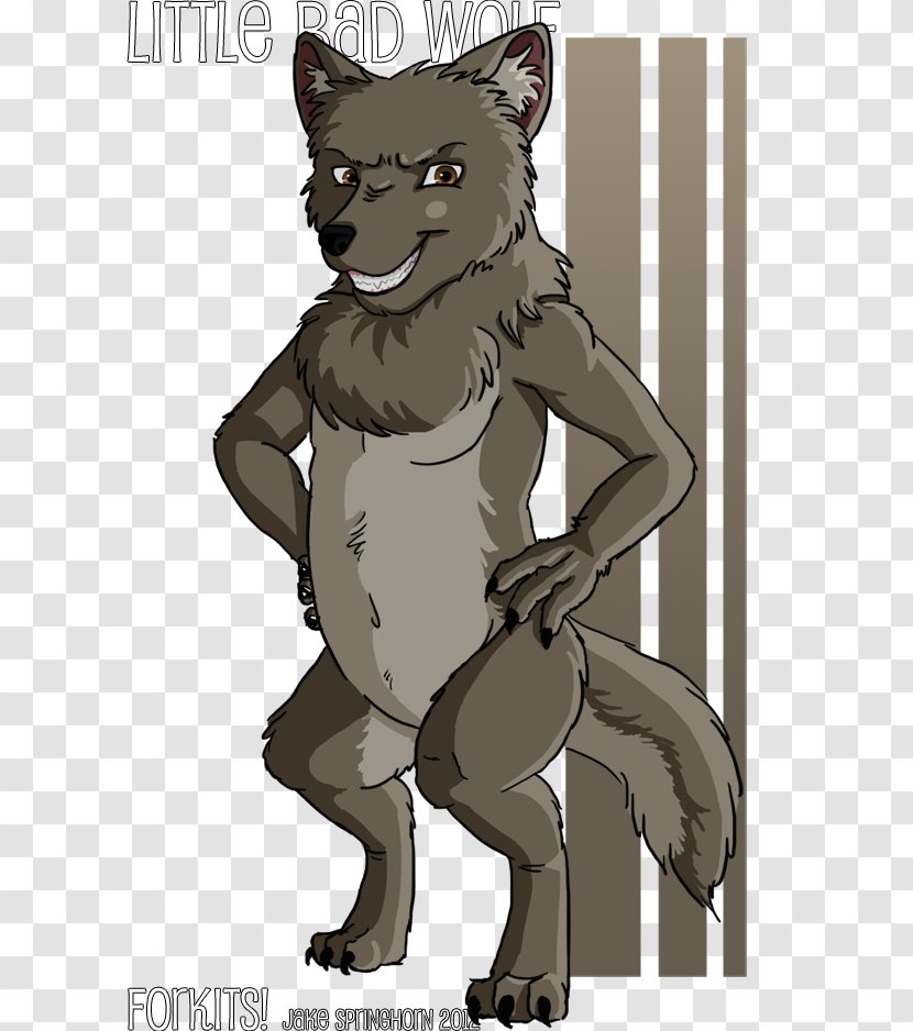 Cat Werewolf Gray Wolf Cartoon - Carnivoran Transparent PNG
