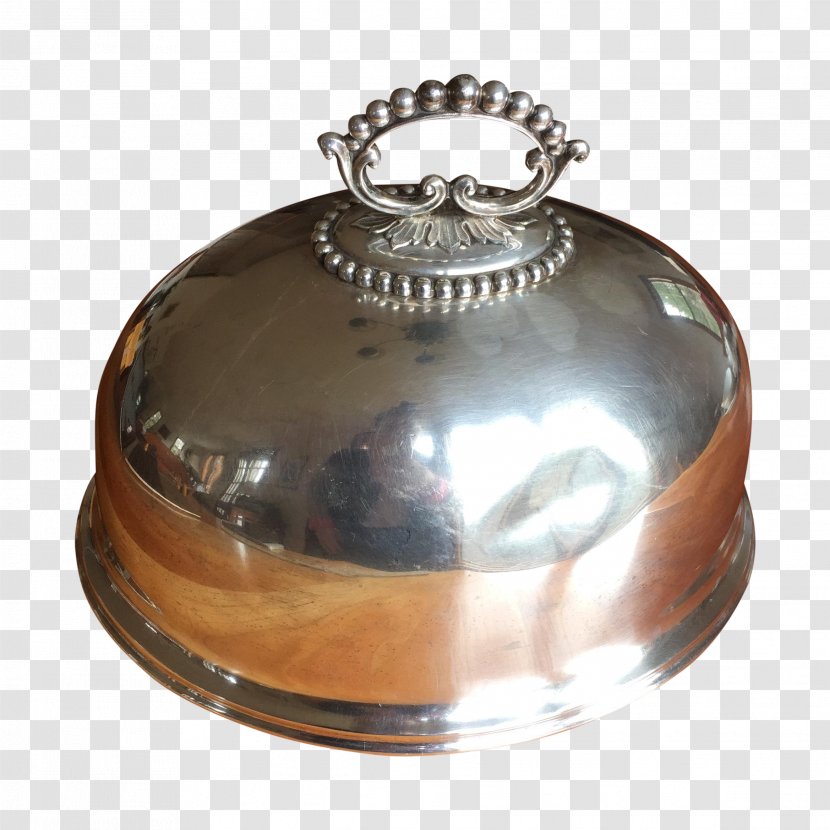 Copper - Silver Meat Platter Dome Transparent PNG