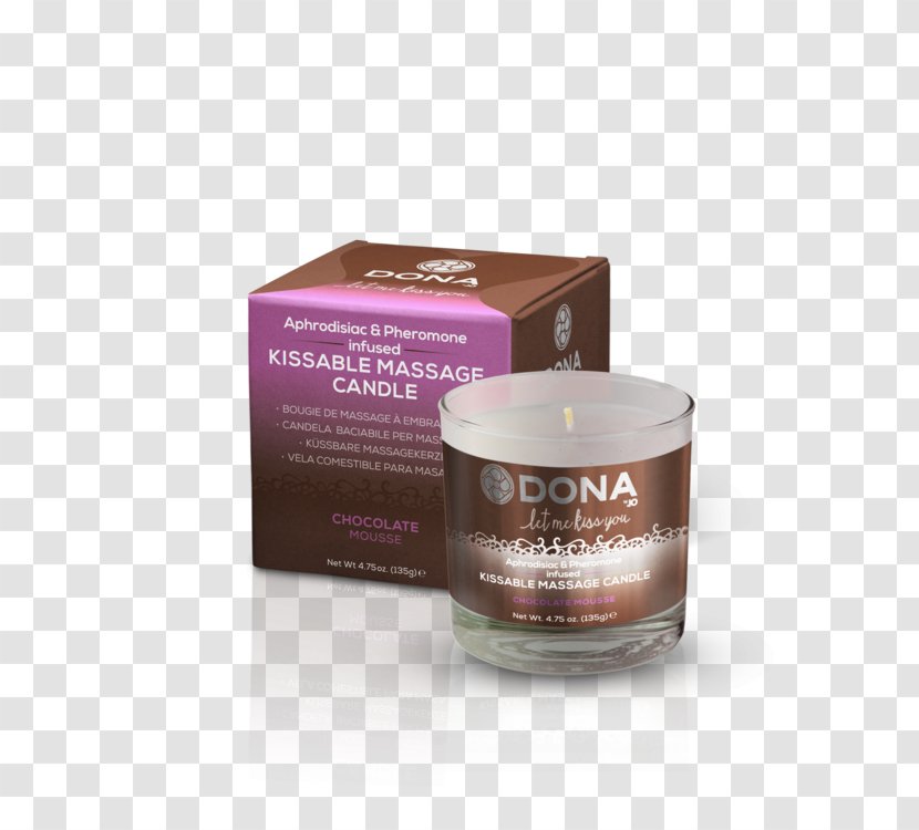 Cream Massage Lotion Candle Chocolate Transparent PNG