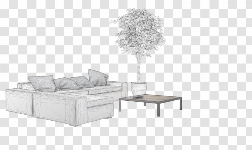 Coffee Tables Couch Design Furniture Sofa Bed - Drawing - Rectangle Transparent PNG