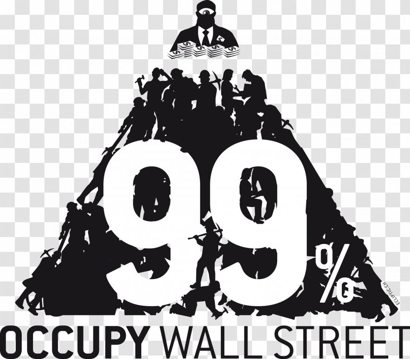 Capital In The Twenty-First Century Occupy Movement We Are 99% Wall Street World - Logo - Percent Transparent PNG