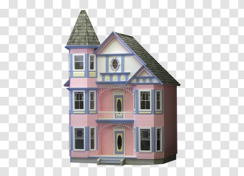 Dollhouse Toy Painted Ladies - Estate Transparent PNG