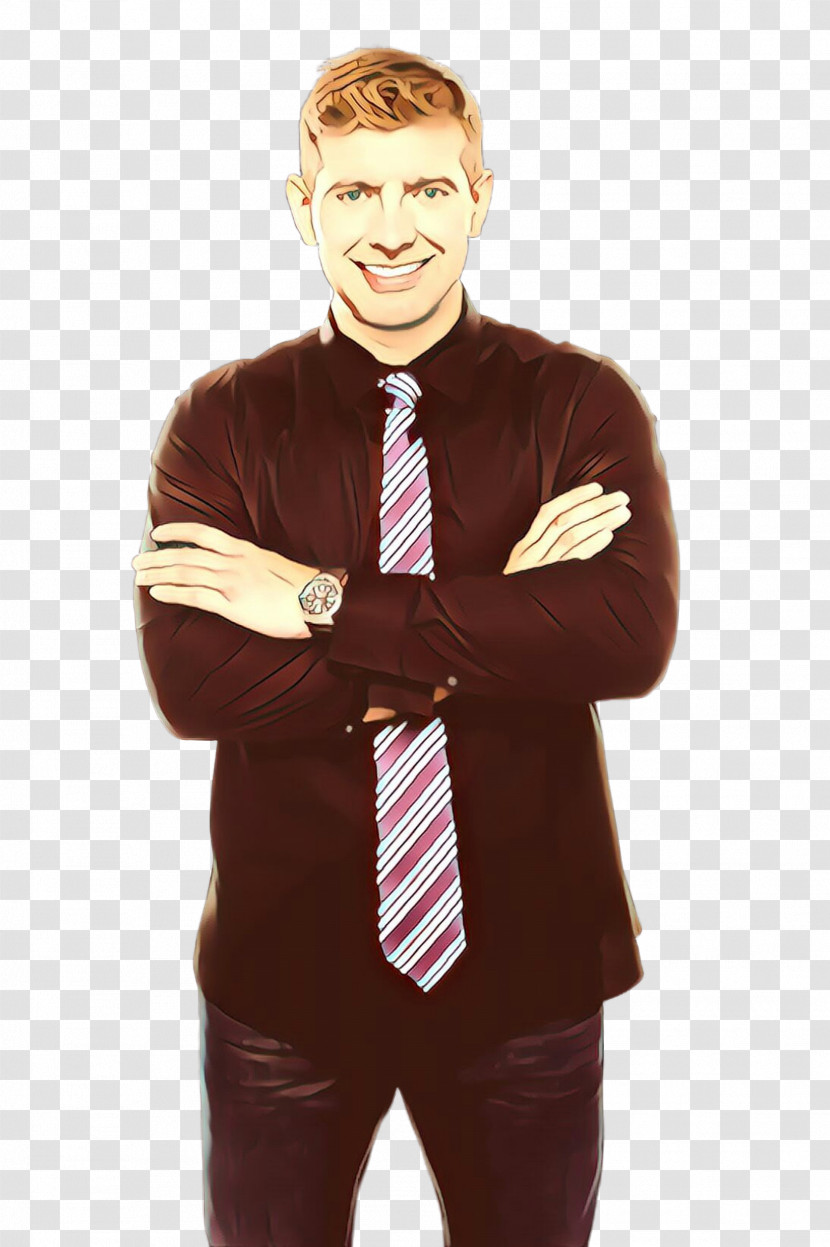 Standing Gentleman Suit Brown Maroon Transparent PNG