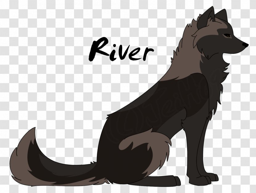 Dog Breed Drawing Wolfdog Black Wolf - Tail Transparent PNG