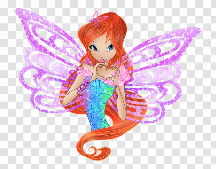 Bloom Flora Tecna Musa Aisha - Winx Club Season 7 Transparent PNG