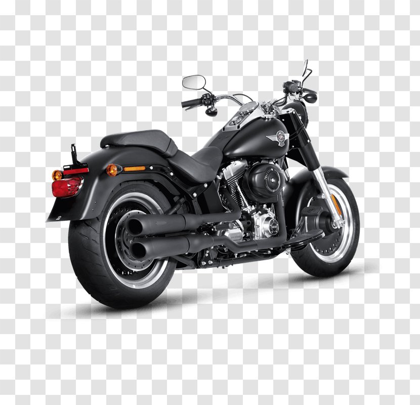 Exhaust System Softail Harley-Davidson Motorcycle Akrapovič - Harleydavidson Flstf Fat Boy Transparent PNG