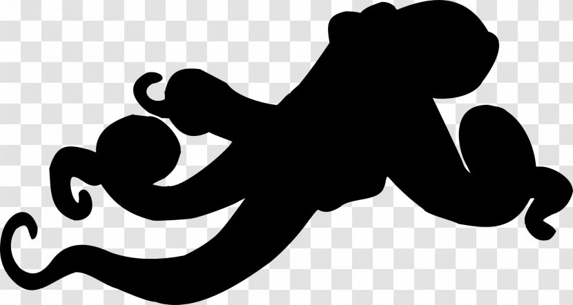 Octopus Silhouette Clip Art - Heart - Octapus Transparent PNG