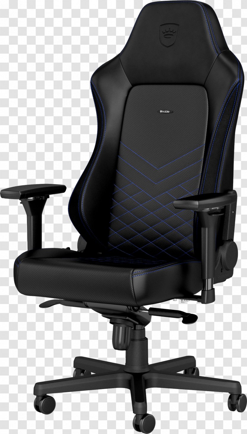 Noblechairs HERO PU Leather Gaming Chair Black Epic Series Chairs Office & Desk ICON Transparent PNG