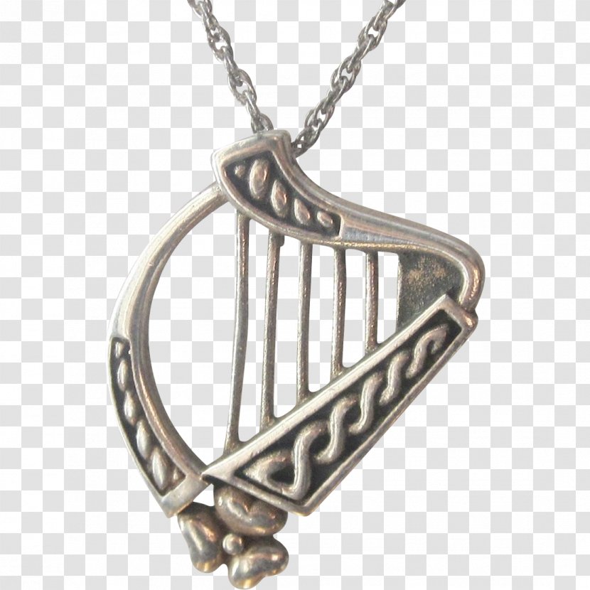 Charms & Pendants Locket Silver Jewellery Metal - Harp Transparent PNG