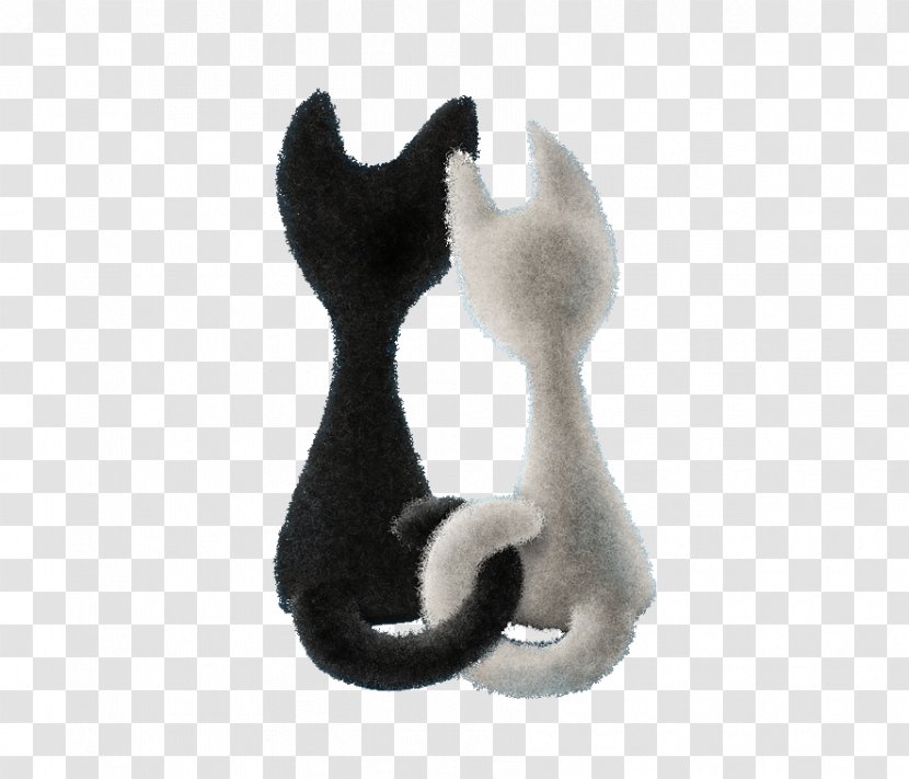 Cat Kitten Cuteness - Tail - Cartoon Back Transparent PNG