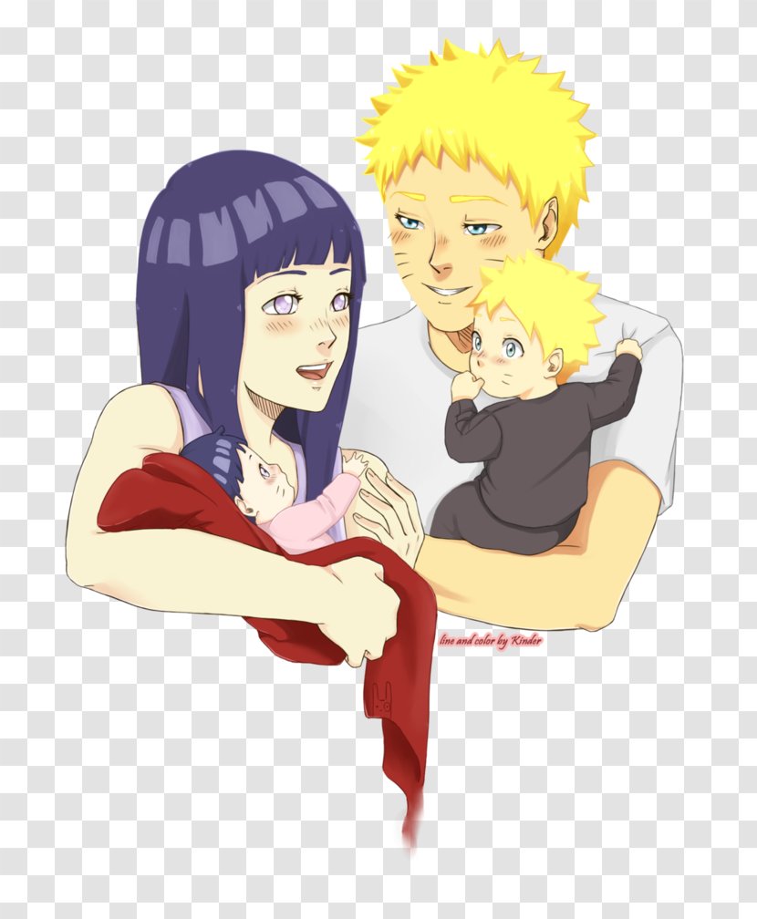 Naruto Uzumaki Himawari Hinata Hyuga Boruto Kushina - Frame Transparent PNG