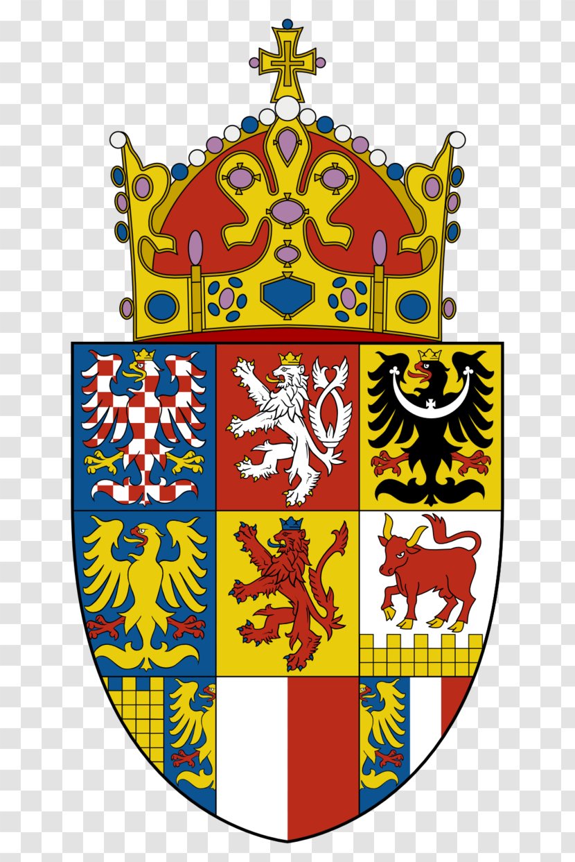 Kingdom Of Bohemia Silesia Coat Arms The Czech Republic Germany - Recreation - F Transparent PNG
