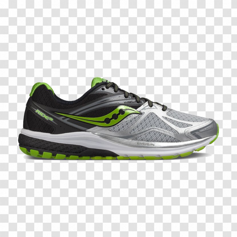 Sports Shoes Saucony Women's Ride 9 Running Shoe Footwear - Silhouette - Merrell For Women Green Transparent PNG