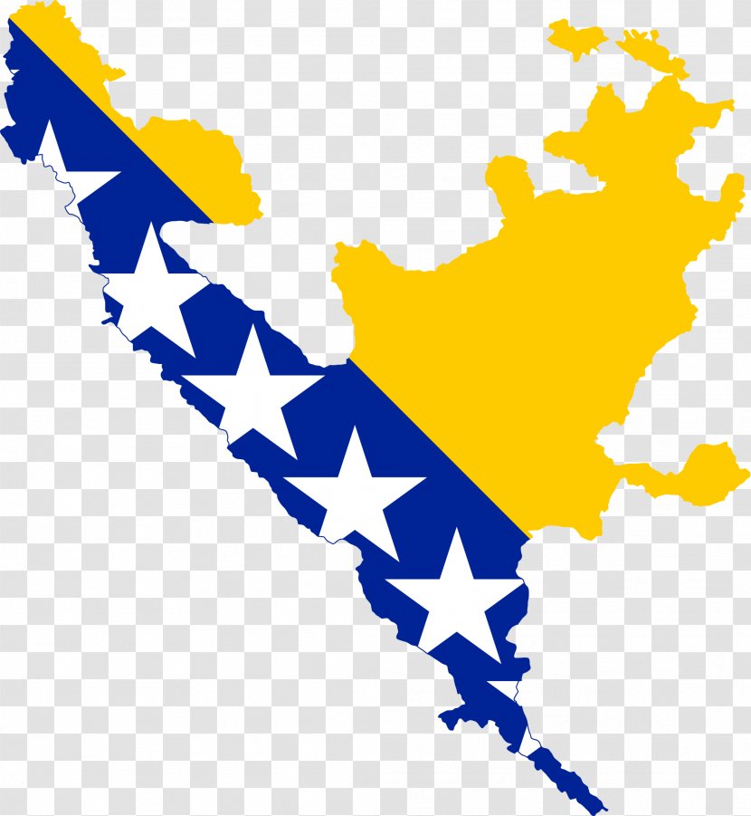 Federation Of Bosnia And Herzegovina Flag Croatian Republic Herzeg-Bosnia Bosnian - Independence Day Transparent PNG