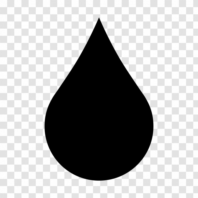 Drops - Openoffice Draw - Black And White Transparent PNG