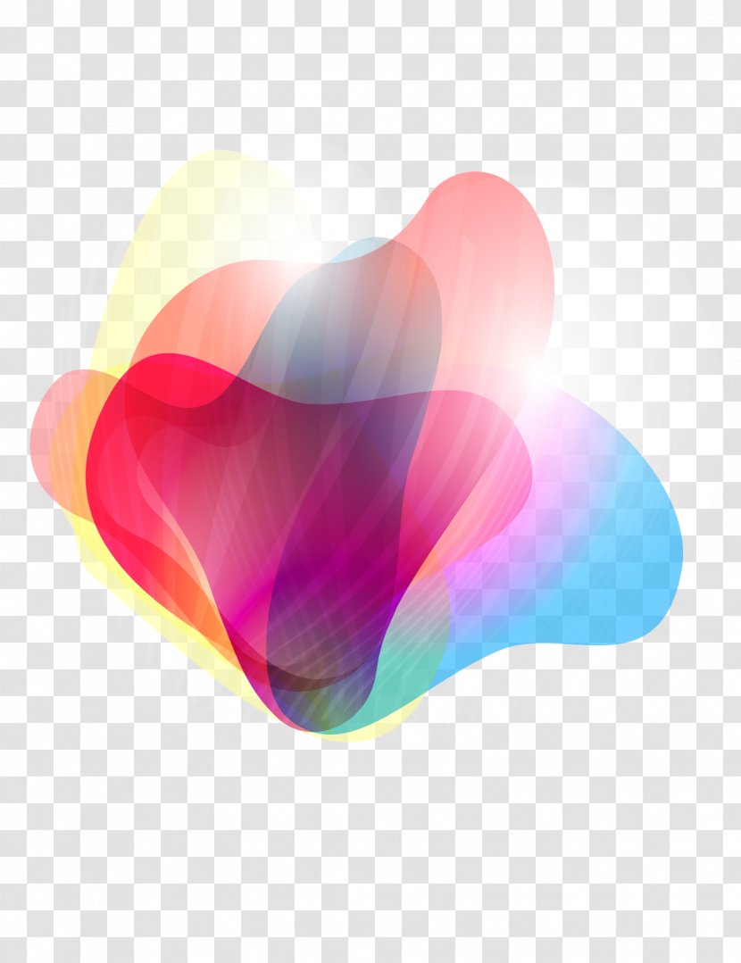 Light Shape Euclidean Vector - Rainbow - Irregular Effect Transparent PNG