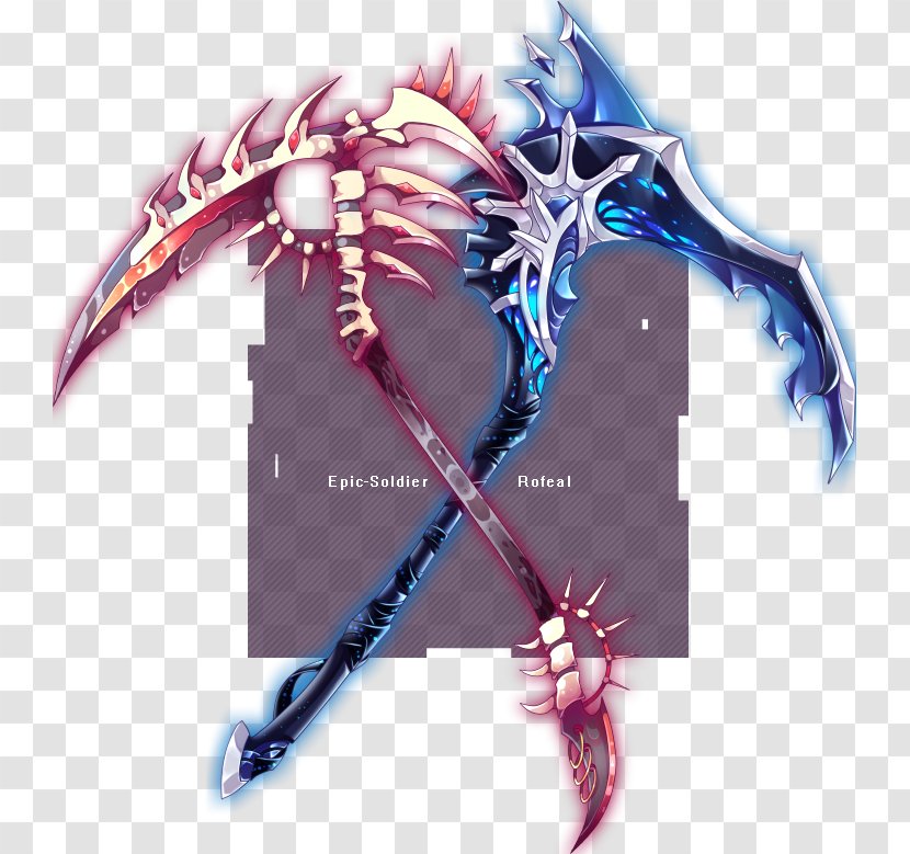 Weapon Soldier Scythe DeviantArt Bow - Frame Transparent PNG