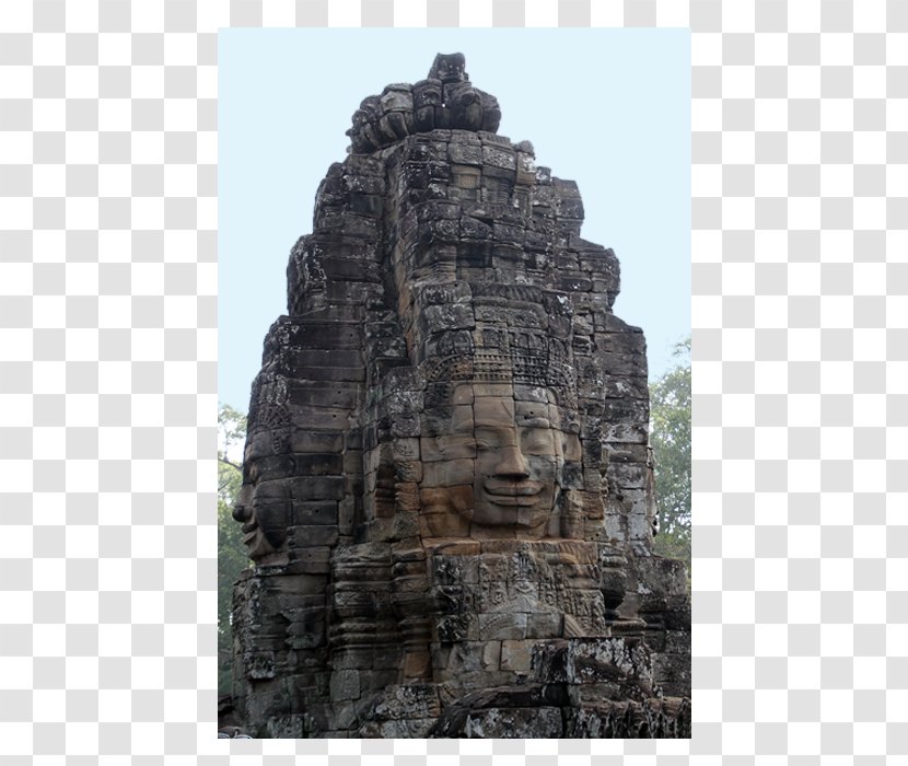 Bayon Angkor Thom District Hindu Temple - Ancient History Transparent PNG